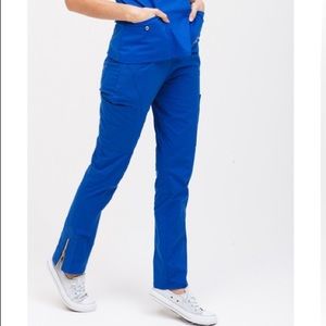 Jaanuu Moto pant scrubs royal blue size small
